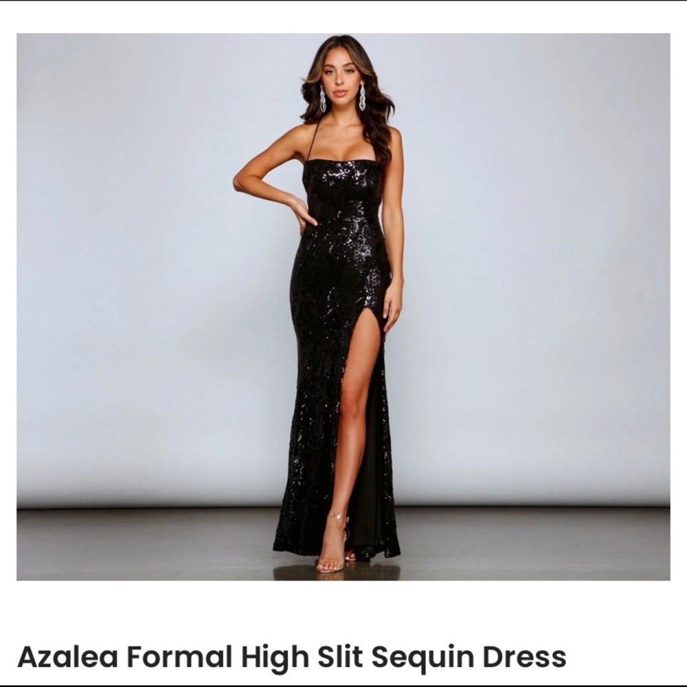 Black Formal Sequin Dress